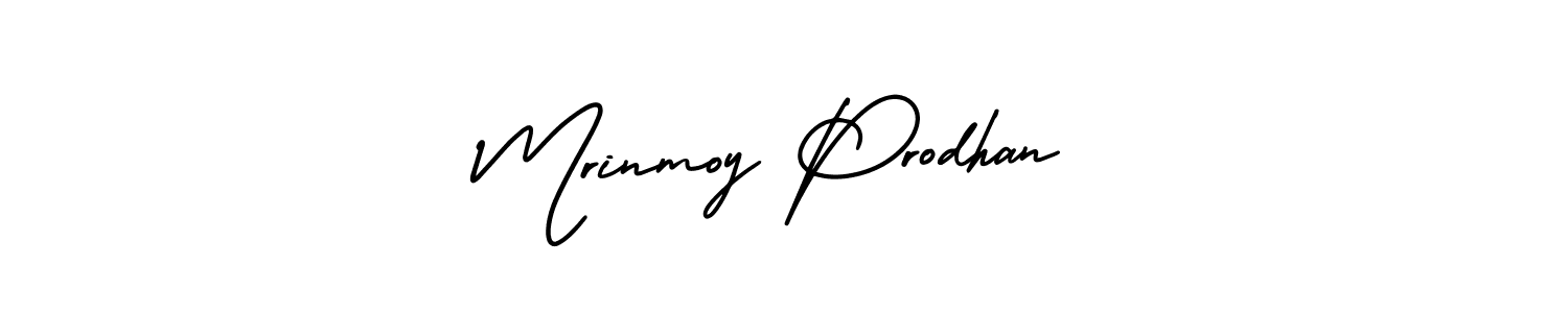 How to make Mrinmoy Prodhan name signature. Use AmerikaSignatureDemo-Regular style for creating short signs online. This is the latest handwritten sign. Mrinmoy Prodhan signature style 3 images and pictures png