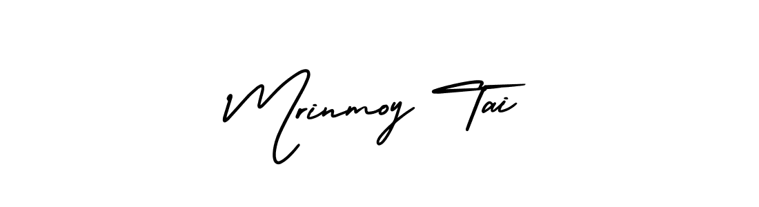 if you are searching for the best signature style for your name Mrinmoy Tai. so please give up your signature search. here we have designed multiple signature styles  using AmerikaSignatureDemo-Regular. Mrinmoy Tai signature style 3 images and pictures png