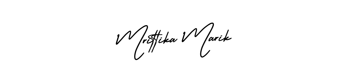 AmerikaSignatureDemo-Regular is a professional signature style that is perfect for those who want to add a touch of class to their signature. It is also a great choice for those who want to make their signature more unique. Get Mrittika Marik name to fancy signature for free. Mrittika Marik signature style 3 images and pictures png