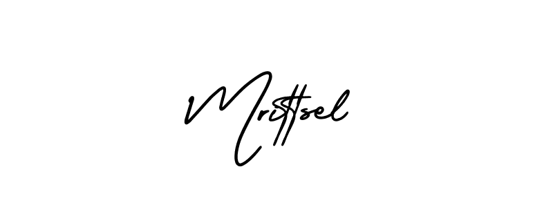 AmerikaSignatureDemo-Regular is a professional signature style that is perfect for those who want to add a touch of class to their signature. It is also a great choice for those who want to make their signature more unique. Get Mrittsel name to fancy signature for free. Mrittsel signature style 3 images and pictures png