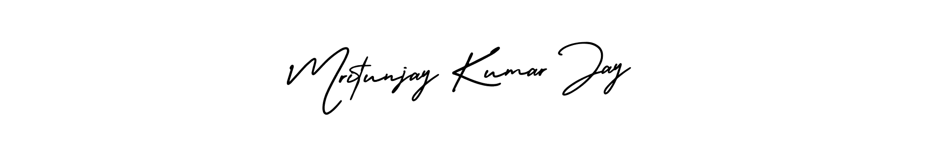 It looks lik you need a new signature style for name Mritunjay Kumar Jay. Design unique handwritten (AmerikaSignatureDemo-Regular) signature with our free signature maker in just a few clicks. Mritunjay Kumar Jay signature style 3 images and pictures png