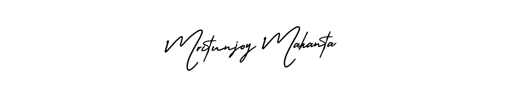 Design your own signature with our free online signature maker. With this signature software, you can create a handwritten (AmerikaSignatureDemo-Regular) signature for name Mritunjoy Mahanta. Mritunjoy Mahanta signature style 3 images and pictures png