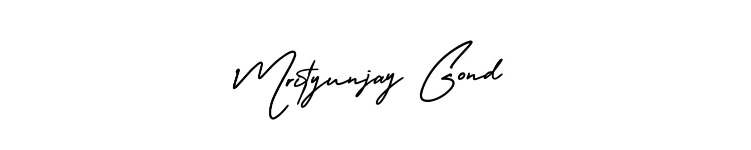 Make a short Mrityunjay Gond signature style. Manage your documents anywhere anytime using AmerikaSignatureDemo-Regular. Create and add eSignatures, submit forms, share and send files easily. Mrityunjay Gond signature style 3 images and pictures png