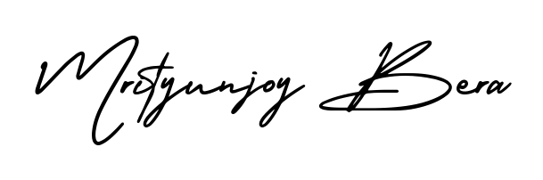 A modern signature idea for name Mrityunjoy Bera using AmerikaSignatureDemo-Regular font. Clean strokes and elegant curves make it stand out instantly. Mrityunjoy Bera signature style 3 images and pictures png