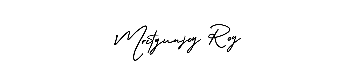 Use a signature maker to create a handwritten signature online. With this signature software, you can design (AmerikaSignatureDemo-Regular) your own signature for name Mrityunjoy Roy. Mrityunjoy Roy signature style 3 images and pictures png
