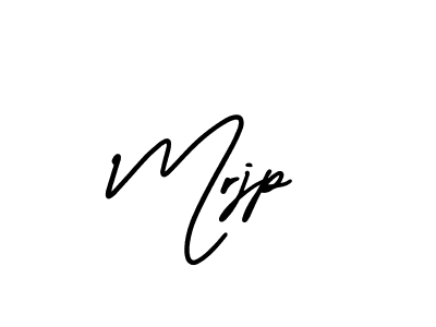 Mrjp stylish signature style. Best Handwritten Sign (AmerikaSignatureDemo-Regular) for my name. Handwritten Signature Collection Ideas for my name Mrjp. Mrjp signature style 3 images and pictures png