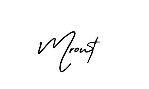 Best and Professional Signature Style for Mrout. AmerikaSignatureDemo-Regular Best Signature Style Collection. Mrout signature style 3 images and pictures png