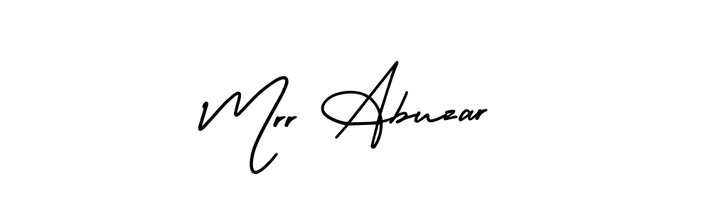 Make a beautiful signature design for name Mrr Abuzar. Use this online signature maker to create a handwritten signature for free. Mrr Abuzar signature style 3 images and pictures png