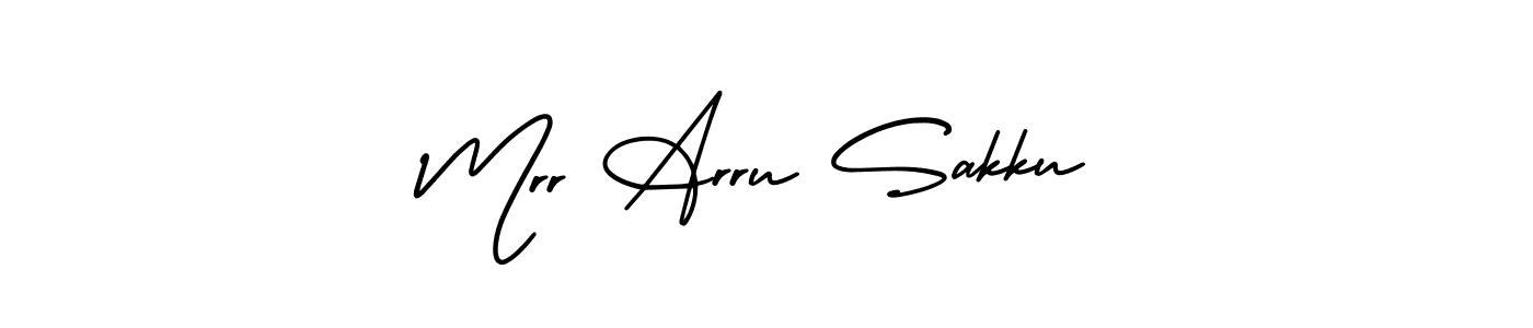How to make Mrr Arru Sakku signature? AmerikaSignatureDemo-Regular is a professional autograph style. Create handwritten signature for Mrr Arru Sakku name. Mrr Arru Sakku signature style 3 images and pictures png