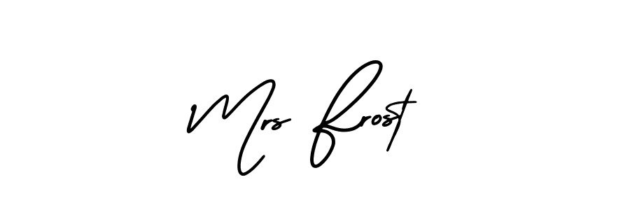 You can use this online signature creator to create a handwritten signature for the name Mrs Frost. This is the best online autograph maker. Mrs Frost signature style 3 images and pictures png