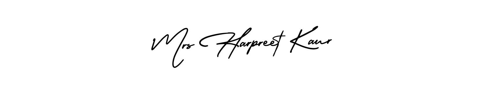 Also we have Mrs Harpreet Kaur name is the best signature style. Create professional handwritten signature collection using AmerikaSignatureDemo-Regular autograph style. Mrs Harpreet Kaur signature style 3 images and pictures png