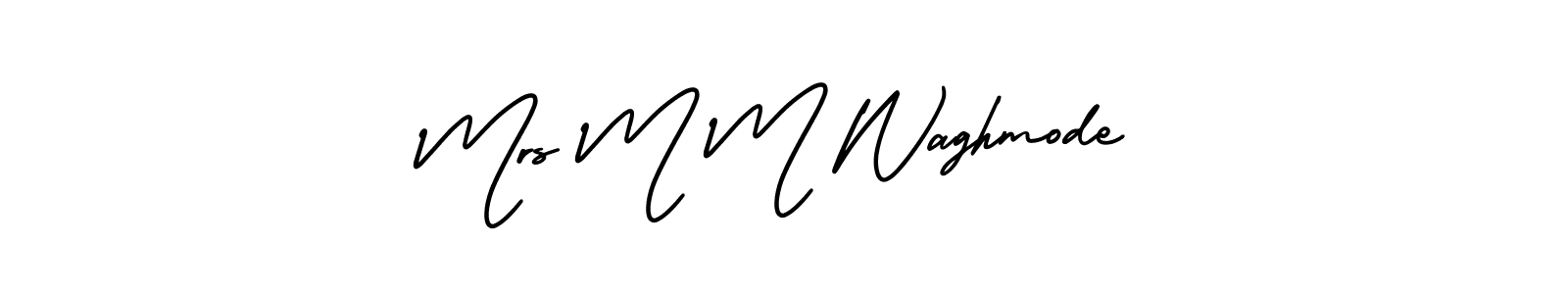 Once you've used our free online signature maker to create your best signature AmerikaSignatureDemo-Regular style, it's time to enjoy all of the benefits that Mrs M M Waghmode name signing documents. Mrs M M Waghmode signature style 3 images and pictures png