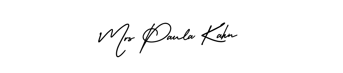Here are the top 10 professional signature styles for the name Mrs Paula Kahn. These are the best autograph styles you can use for your name. Mrs Paula Kahn signature style 3 images and pictures png