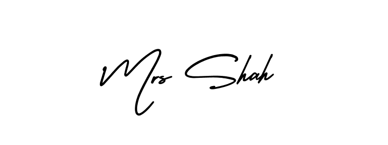 Best and Professional Signature Style for Mrs Shah. AmerikaSignatureDemo-Regular Best Signature Style Collection. Mrs Shah signature style 3 images and pictures png