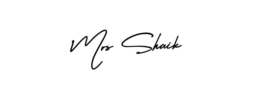 Check out images of Autograph of Mrs Shaik name. Actor Mrs Shaik Signature Style. AmerikaSignatureDemo-Regular is a professional sign style online. Mrs Shaik signature style 3 images and pictures png