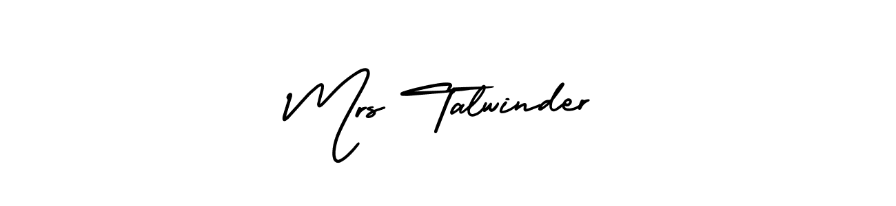 Make a short Mrs Talwinder signature style. Manage your documents anywhere anytime using AmerikaSignatureDemo-Regular. Create and add eSignatures, submit forms, share and send files easily. Mrs Talwinder signature style 3 images and pictures png