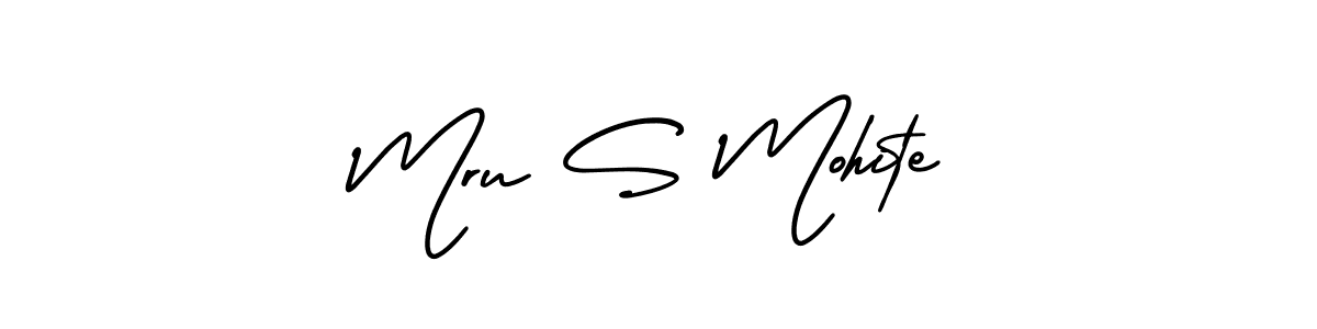 Make a short Mru S Mohite signature style. Manage your documents anywhere anytime using AmerikaSignatureDemo-Regular. Create and add eSignatures, submit forms, share and send files easily. Mru S Mohite signature style 3 images and pictures png