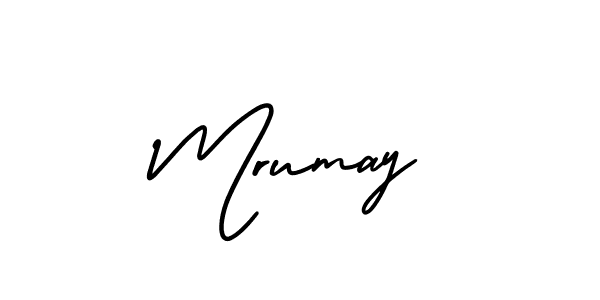 Also we have Mrumay name is the best signature style. Create professional handwritten signature collection using AmerikaSignatureDemo-Regular autograph style. Mrumay signature style 3 images and pictures png