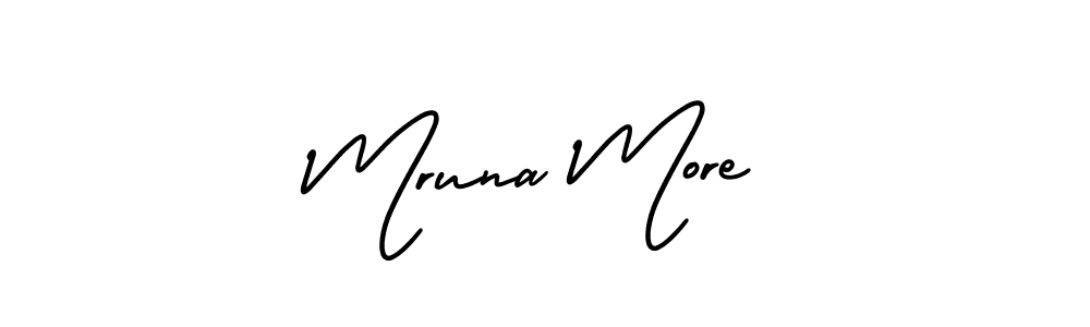 How to Draw Mruna More signature style? AmerikaSignatureDemo-Regular is a latest design signature styles for name Mruna More. Mruna More signature style 3 images and pictures png