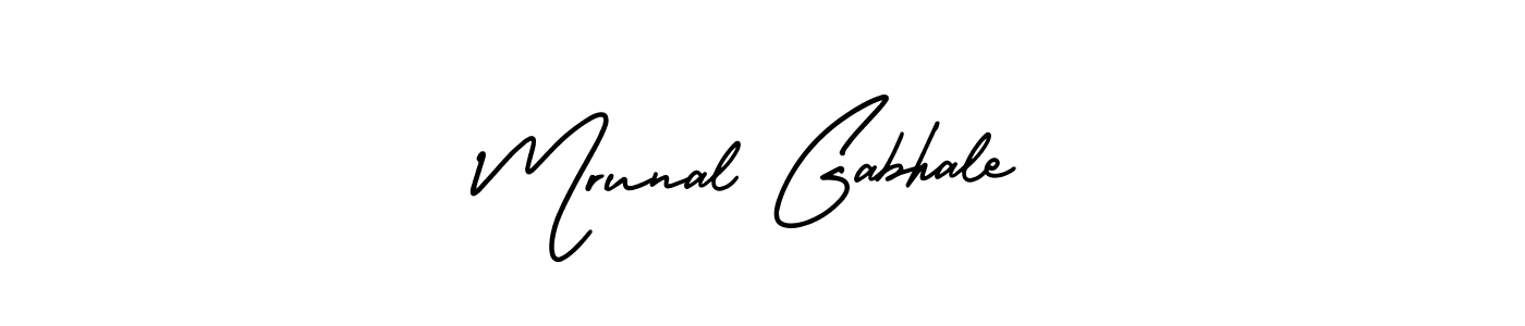 You can use this online signature creator to create a handwritten signature for the name Mrunal Gabhale. This is the best online autograph maker. Mrunal Gabhale signature style 3 images and pictures png