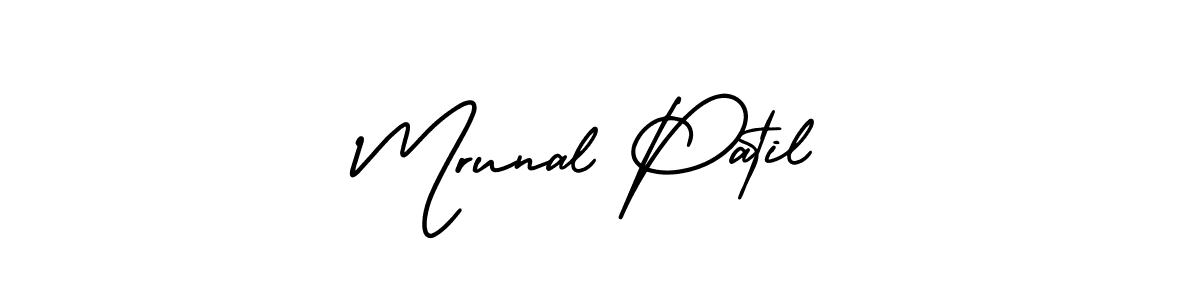 Design your own signature with our free online signature maker. With this signature software, you can create a handwritten (AmerikaSignatureDemo-Regular) signature for name Mrunal Patil. Mrunal Patil signature style 3 images and pictures png