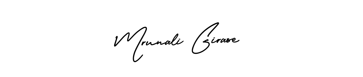 Make a beautiful signature design for name Mrunali Girase. Use this online signature maker to create a handwritten signature for free. Mrunali Girase signature style 3 images and pictures png