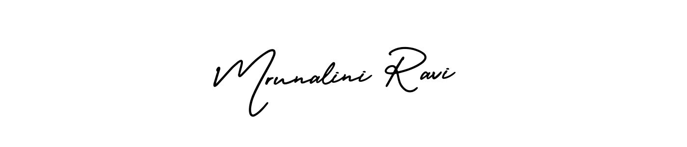 How to Draw Mrunalini Ravi signature style? AmerikaSignatureDemo-Regular is a latest design signature styles for name Mrunalini Ravi. Mrunalini Ravi signature style 3 images and pictures png