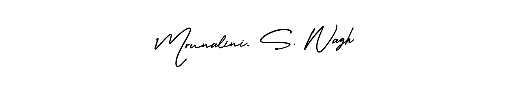 Make a beautiful signature design for name Mrunalini. S. Wagh. Use this online signature maker to create a handwritten signature for free. Mrunalini. S. Wagh signature style 3 images and pictures png