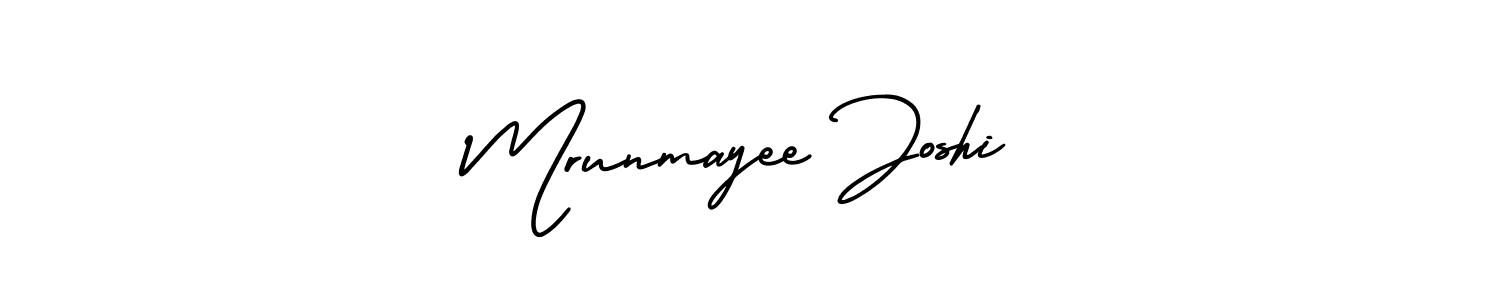 Design your own signature with our free online signature maker. With this signature software, you can create a handwritten (AmerikaSignatureDemo-Regular) signature for name Mrunmayee Joshi. Mrunmayee Joshi signature style 3 images and pictures png