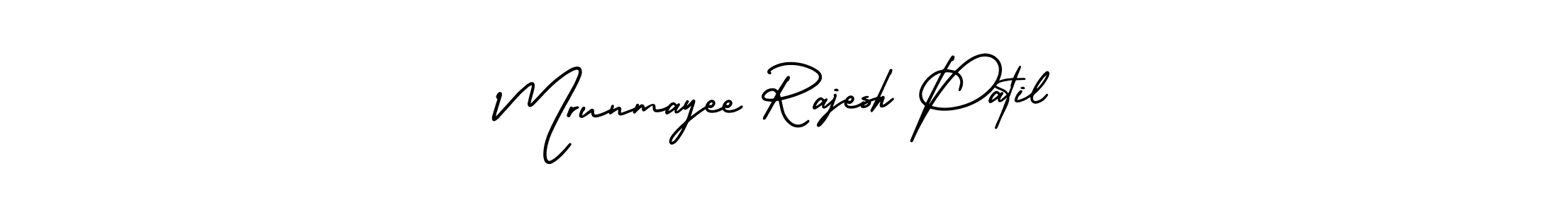 It looks lik you need a new signature style for name Mrunmayee Rajesh Patil. Design unique handwritten (AmerikaSignatureDemo-Regular) signature with our free signature maker in just a few clicks. Mrunmayee Rajesh Patil signature style 3 images and pictures png