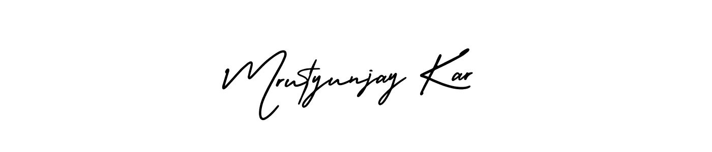 You can use this online signature creator to create a handwritten signature for the name Mrutyunjay Kar. This is the best online autograph maker. Mrutyunjay Kar signature style 3 images and pictures png