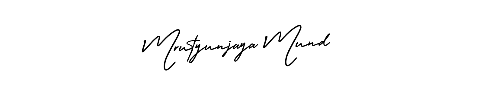 Design your own signature with our free online signature maker. With this signature software, you can create a handwritten (AmerikaSignatureDemo-Regular) signature for name Mrutyunjaya Mund. Mrutyunjaya Mund signature style 3 images and pictures png