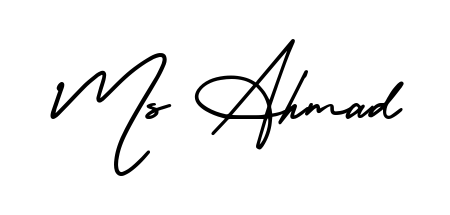 Explore multiple handwriting variations for Ms Ahmad including this stunning AmerikaSignatureDemo-Regular design. Free to use across all platforms. Ms Ahmad signature style 3 images and pictures png