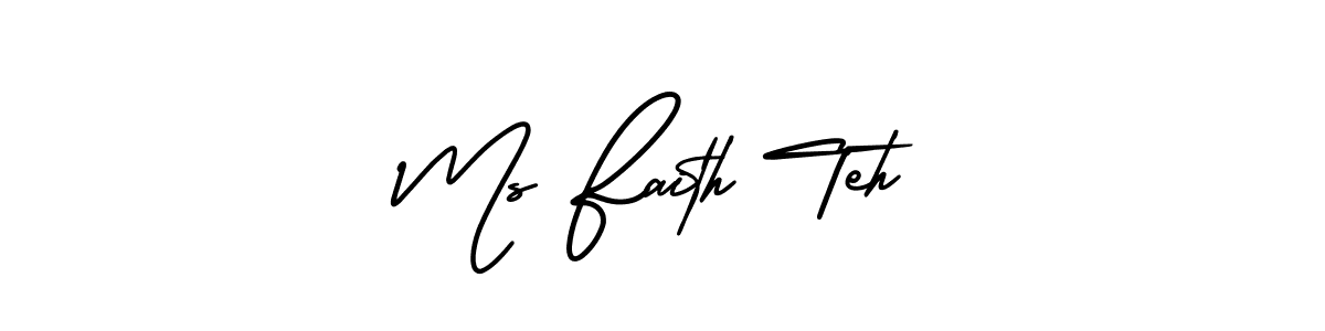 How to make Ms Faith Teh signature? AmerikaSignatureDemo-Regular is a professional autograph style. Create handwritten signature for Ms Faith Teh name. Ms Faith Teh signature style 3 images and pictures png