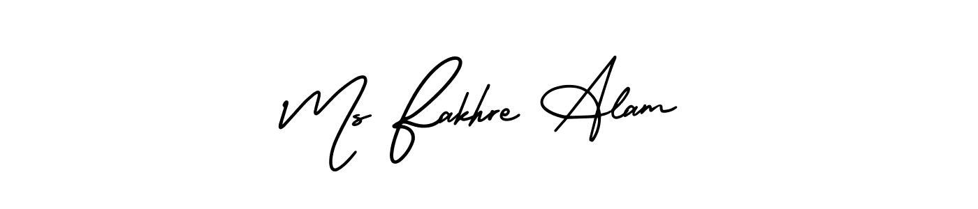 Here are the top 10 professional signature styles for the name Ms Fakhre Alam. These are the best autograph styles you can use for your name. Ms Fakhre Alam signature style 3 images and pictures png