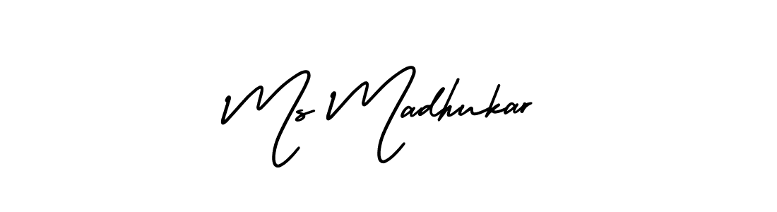 Make a short Ms Madhukar signature style. Manage your documents anywhere anytime using AmerikaSignatureDemo-Regular. Create and add eSignatures, submit forms, share and send files easily. Ms Madhukar signature style 3 images and pictures png