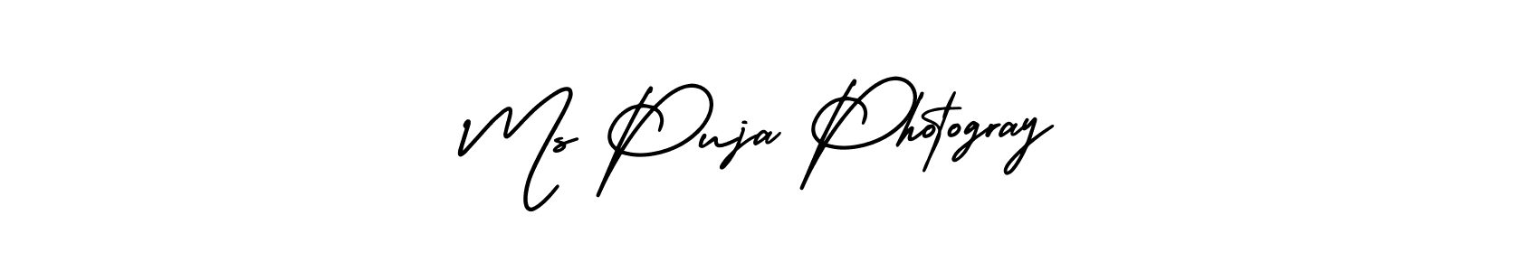 Check out images of Autograph of Ms Puja Photogray name. Actor Ms Puja Photogray Signature Style. AmerikaSignatureDemo-Regular is a professional sign style online. Ms Puja Photogray signature style 3 images and pictures png