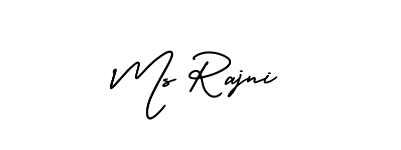 Make a beautiful signature design for name Ms Rajni. Use this online signature maker to create a handwritten signature for free. Ms Rajni signature style 3 images and pictures png