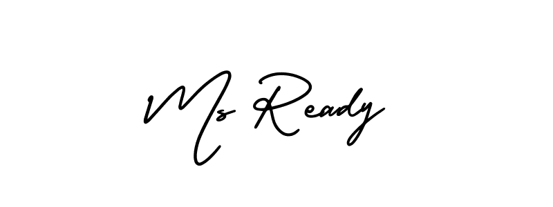 Once you've used our free online signature maker to create your best signature AmerikaSignatureDemo-Regular style, it's time to enjoy all of the benefits that Ms Ready name signing documents. Ms Ready signature style 3 images and pictures png