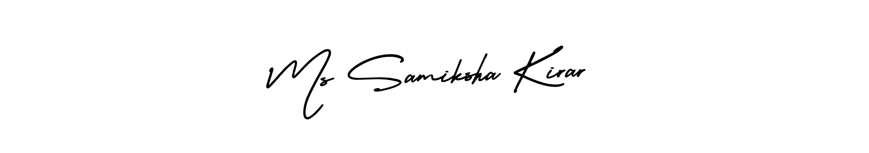 Once you've used our free online signature maker to create your best signature AmerikaSignatureDemo-Regular style, it's time to enjoy all of the benefits that Ms Samiksha Kirar name signing documents. Ms Samiksha Kirar signature style 3 images and pictures png