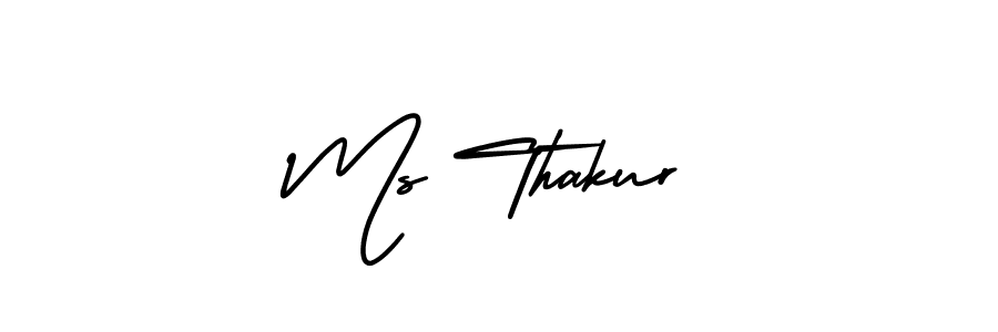 Also You can easily find your signature by using the search form. We will create Ms Thakur name handwritten signature images for you free of cost using AmerikaSignatureDemo-Regular sign style. Ms Thakur signature style 3 images and pictures png