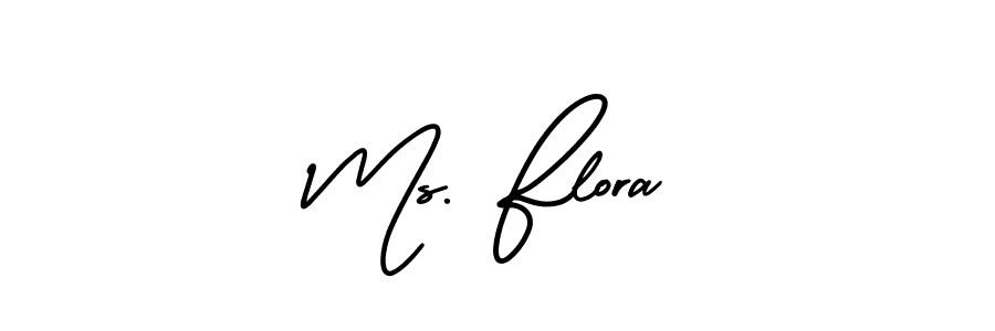Best and Professional Signature Style for Ms. Flora. AmerikaSignatureDemo-Regular Best Signature Style Collection. Ms. Flora signature style 3 images and pictures png