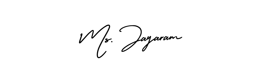 Also we have Ms. Jayaram name is the best signature style. Create professional handwritten signature collection using AmerikaSignatureDemo-Regular autograph style. Ms. Jayaram signature style 3 images and pictures png