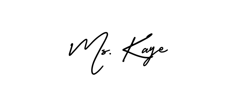 Similarly AmerikaSignatureDemo-Regular is the best handwritten signature design. Signature creator online .You can use it as an online autograph creator for name Ms. Kaye. Ms. Kaye signature style 3 images and pictures png