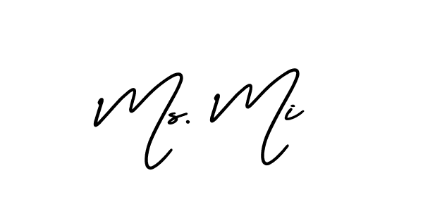 This is the best signature style for the Ms. Mi name. Also you like these signature font (AmerikaSignatureDemo-Regular). Mix name signature. Ms. Mi signature style 3 images and pictures png