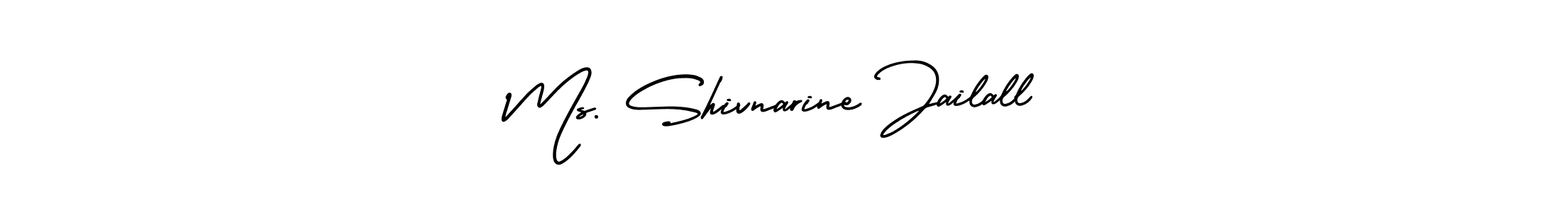 Make a beautiful signature design for name Ms. Shivnarine Jailall. With this signature (AmerikaSignatureDemo-Regular) style, you can create a handwritten signature for free. Ms. Shivnarine Jailall signature style 3 images and pictures png