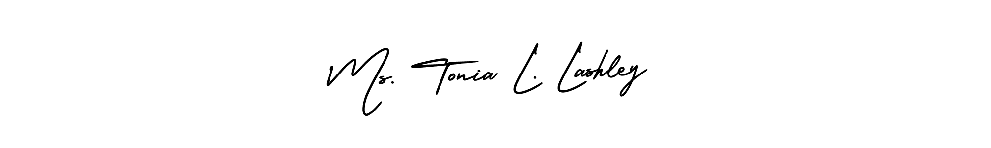 Also we have Ms. Tonia L. Lashley name is the best signature style. Create professional handwritten signature collection using AmerikaSignatureDemo-Regular autograph style. Ms. Tonia L. Lashley signature style 3 images and pictures png