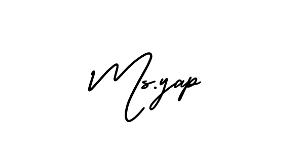 Best and Professional Signature Style for Ms.yap. AmerikaSignatureDemo-Regular Best Signature Style Collection. Ms.yap signature style 3 images and pictures png