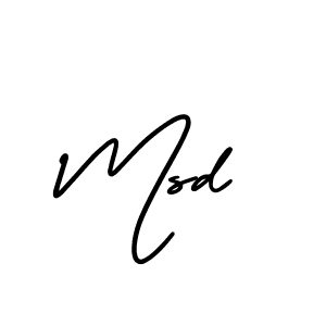 How to make Msd name signature. Use AmerikaSignatureDemo-Regular style for creating short signs online. This is the latest handwritten sign. Msd signature style 3 images and pictures png