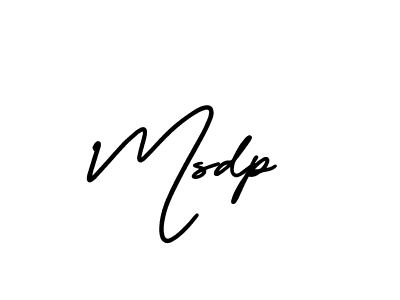 Make a beautiful signature design for name Msdp. Use this online signature maker to create a handwritten signature for free. Msdp signature style 3 images and pictures png